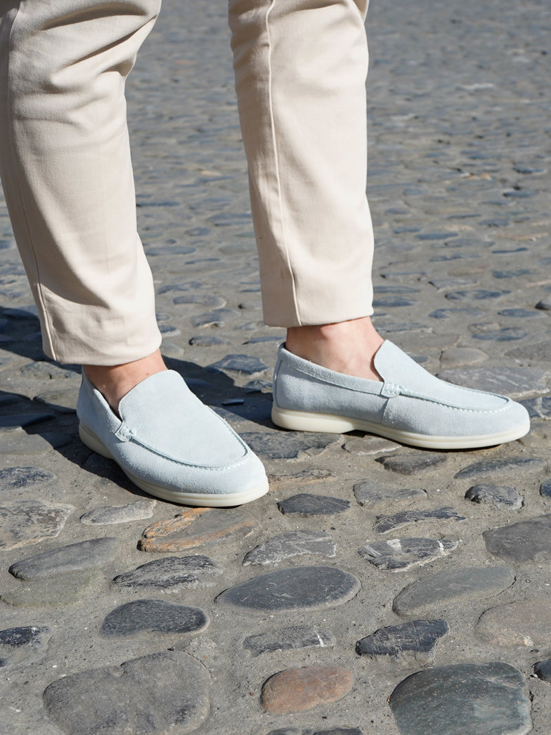 Ascot Loafers - Light Blue